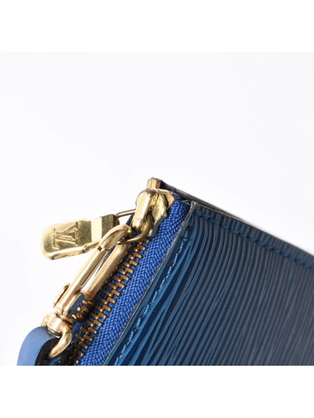 Louis Vuitton Pochette Accessoires Bag Epi Leather Blue